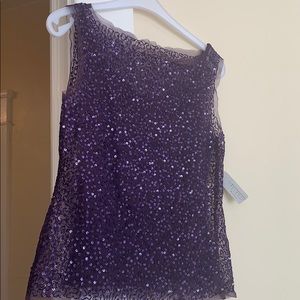 Talbots Collection Sequin Tank Top Petites SZP